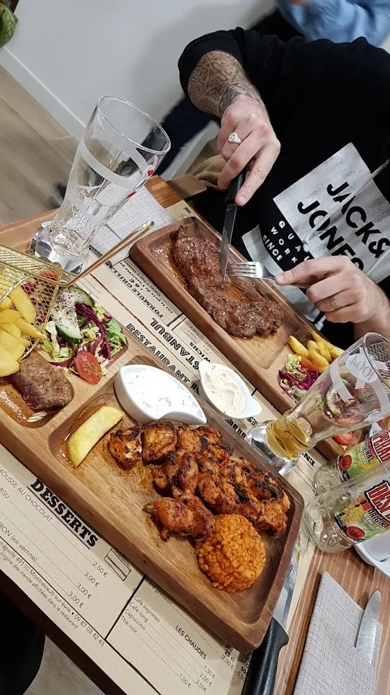 Entrecote Et Poulet Mariné Curry